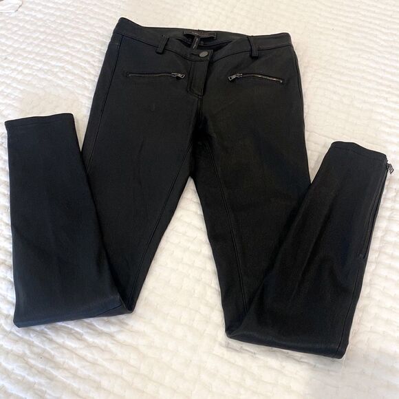 BCBG Max Azria Lamb Leather pants NWOT - Picture 1 of 12